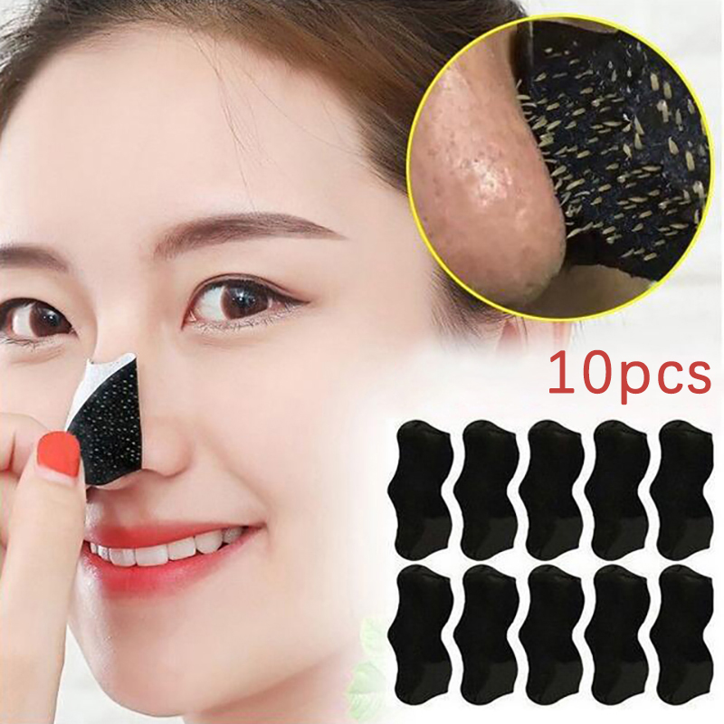Black Face Mask Pack - 10 Stuks Unisex Mee-eter Verwijderen Masker