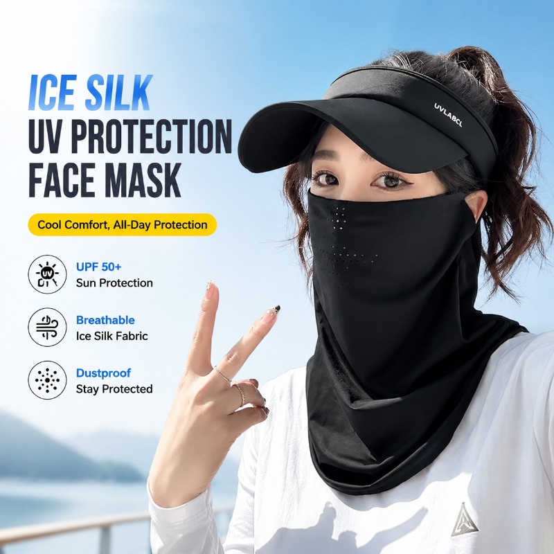 Sports Mask Breathable - Heren Dames IJszijde UV-bescherming Zonnebrandcrème Gezichtsmasker