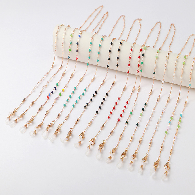 Mask Chain Holder - Eenvoudig Liefdesblok Natuursteen Charme Anti Slip