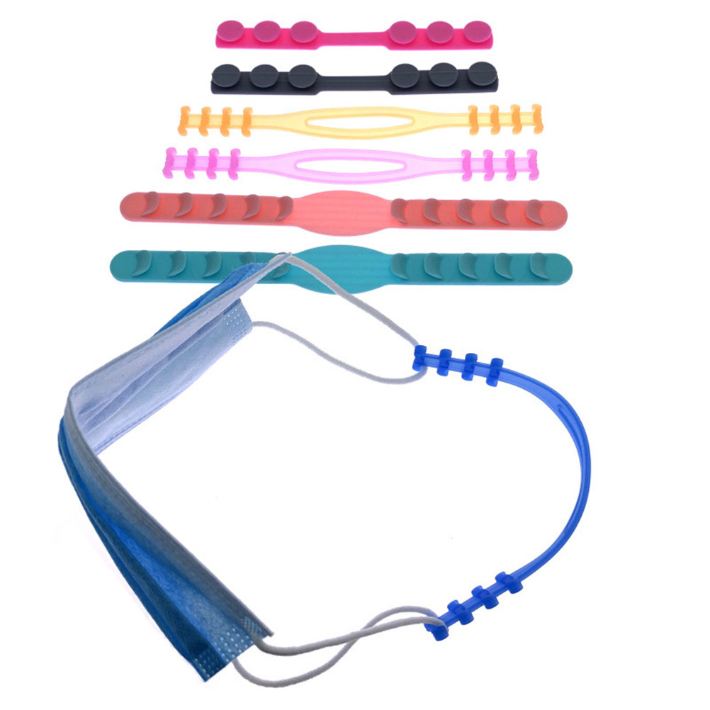 Silicone Mask Bracket - 6 stuks anti-vasthangende oorhaak siliconen gesp