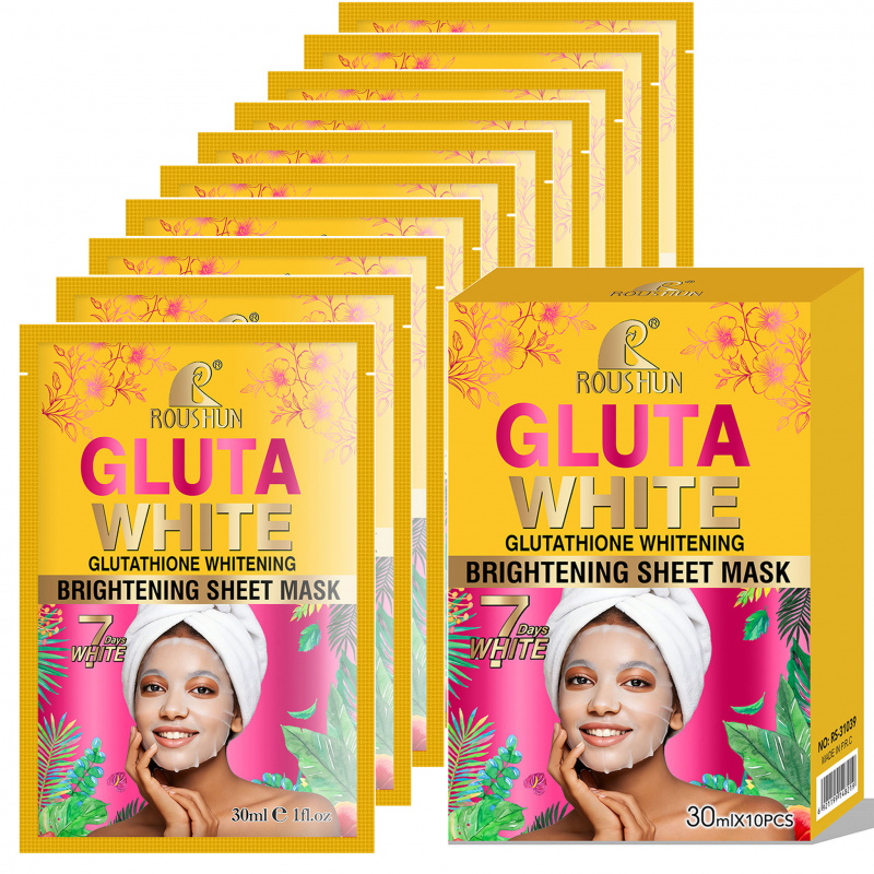 Face Mask Storage Box - Gluta White Gezichtsmasker Gezichtsverzorging Hydraterend en