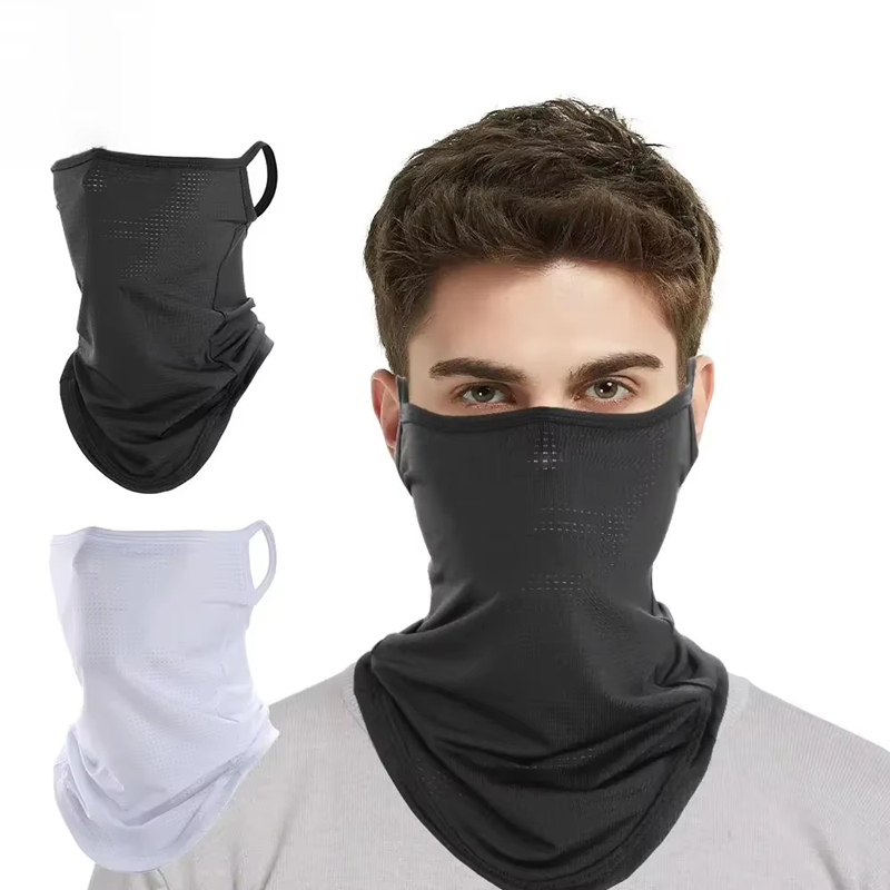 Respirator Half Face - Ademende sjaal Halfgelaatsmasker Zomer Sneldrogende nekbeschermer