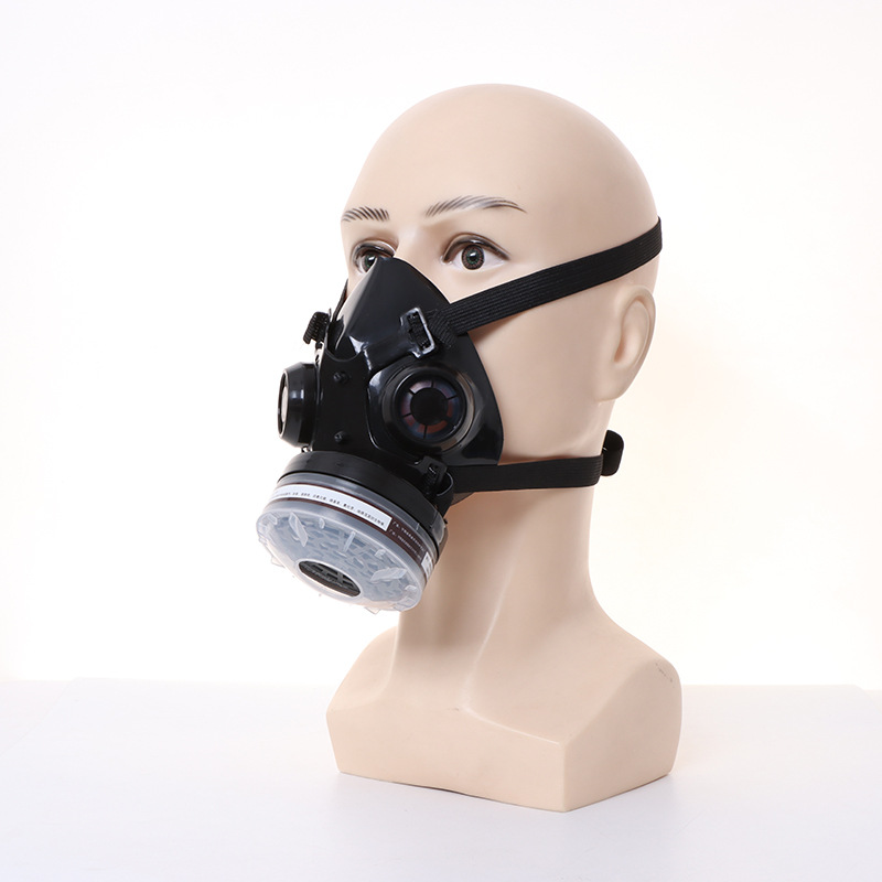 Dust Mask Construction - Nieuw half gezicht zwart gasmasker gasmasker