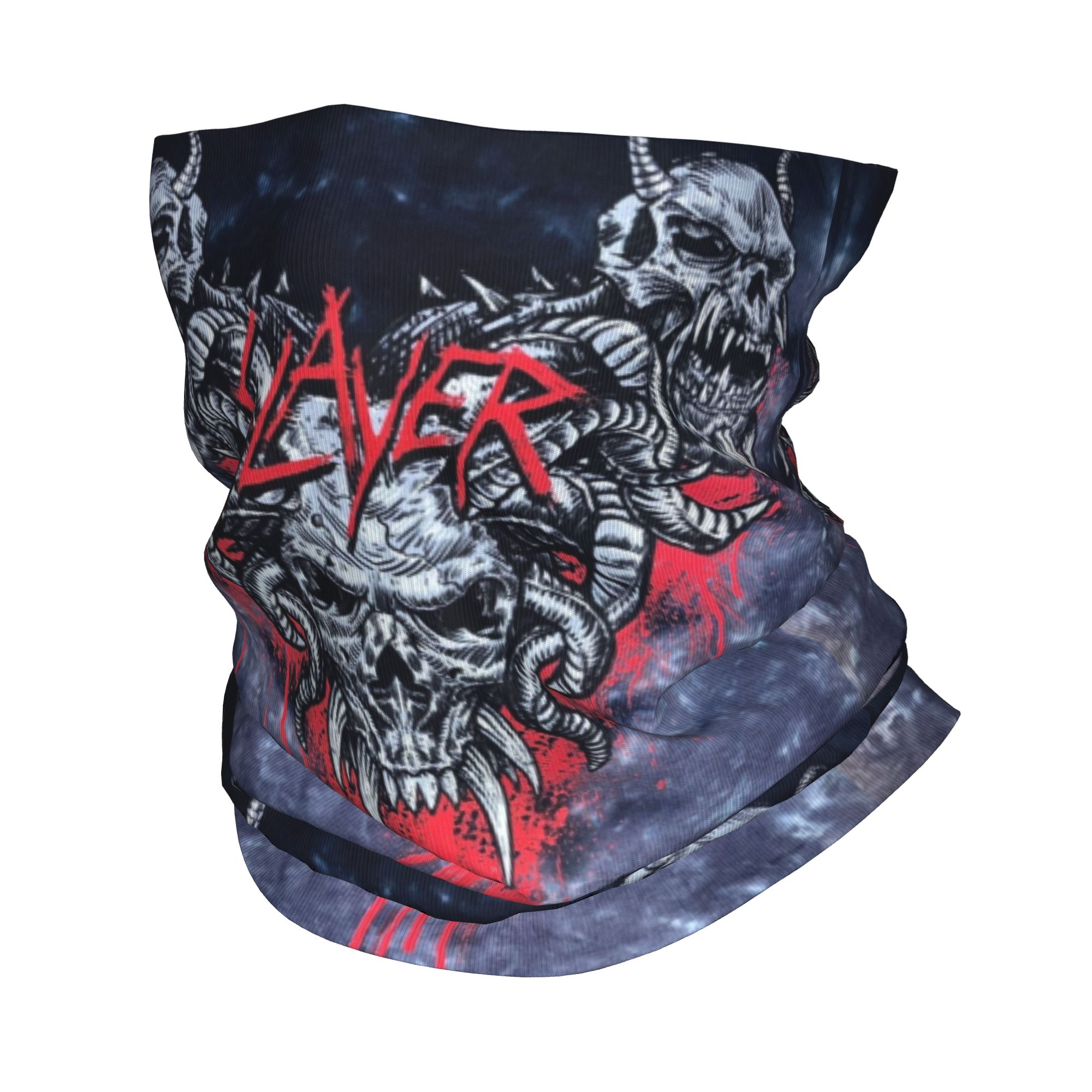 Neck Gaiter Face Cover - Aangepaste Heavy Metal Rock Slayers Bandana