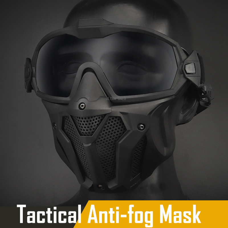 Anti Pollution Mask - Tactisch volgelaatsmasker Anticondensventilator Schieten Veiligheid Beschermende