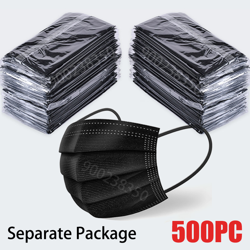 Disposable Surgical Mask - 10/50/100/200/500 Stuks Masker Wegwerp Afzonderlijk Verpakt