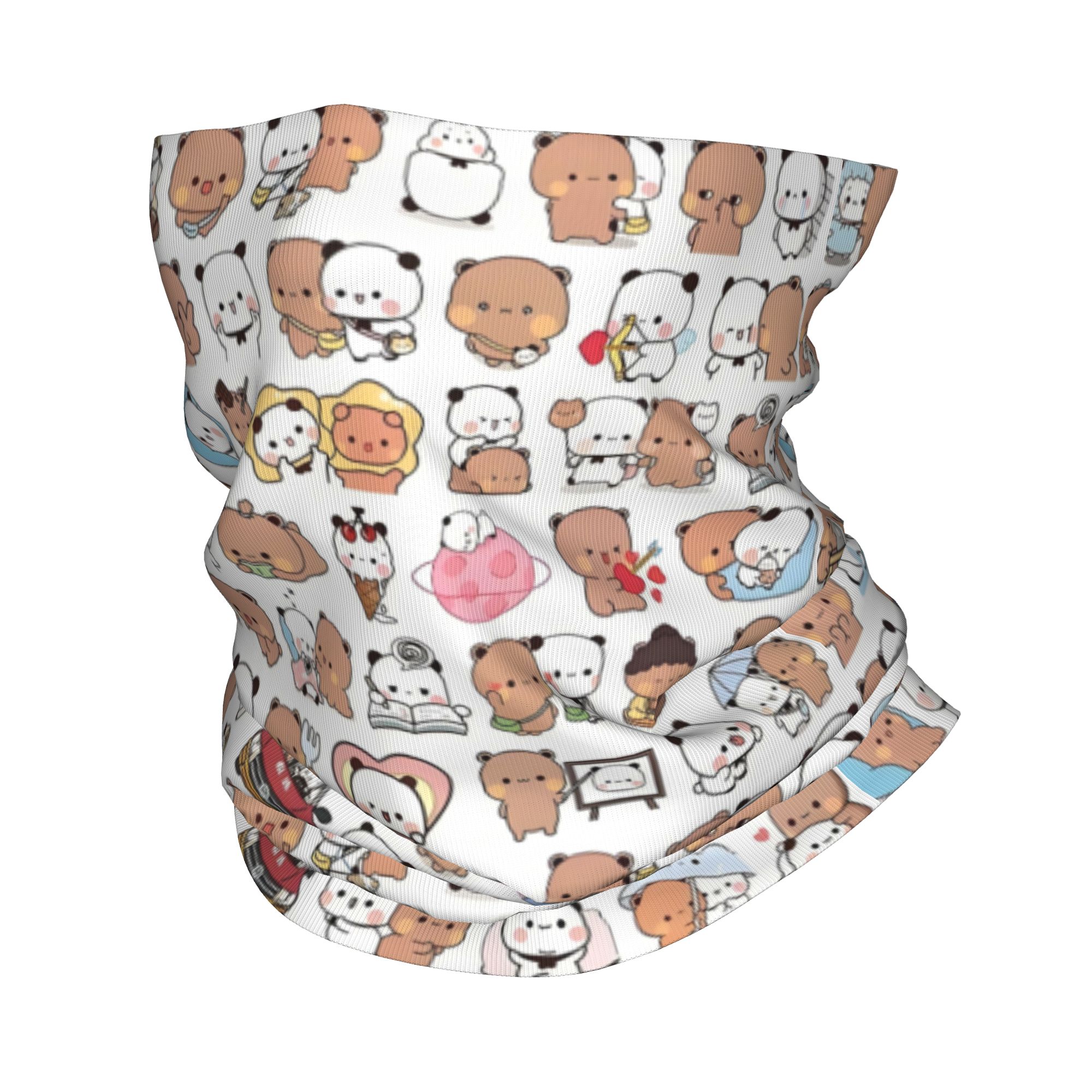 Neck Gaiter Face Cover - Custom Beer Cartoon Perzik En Goma