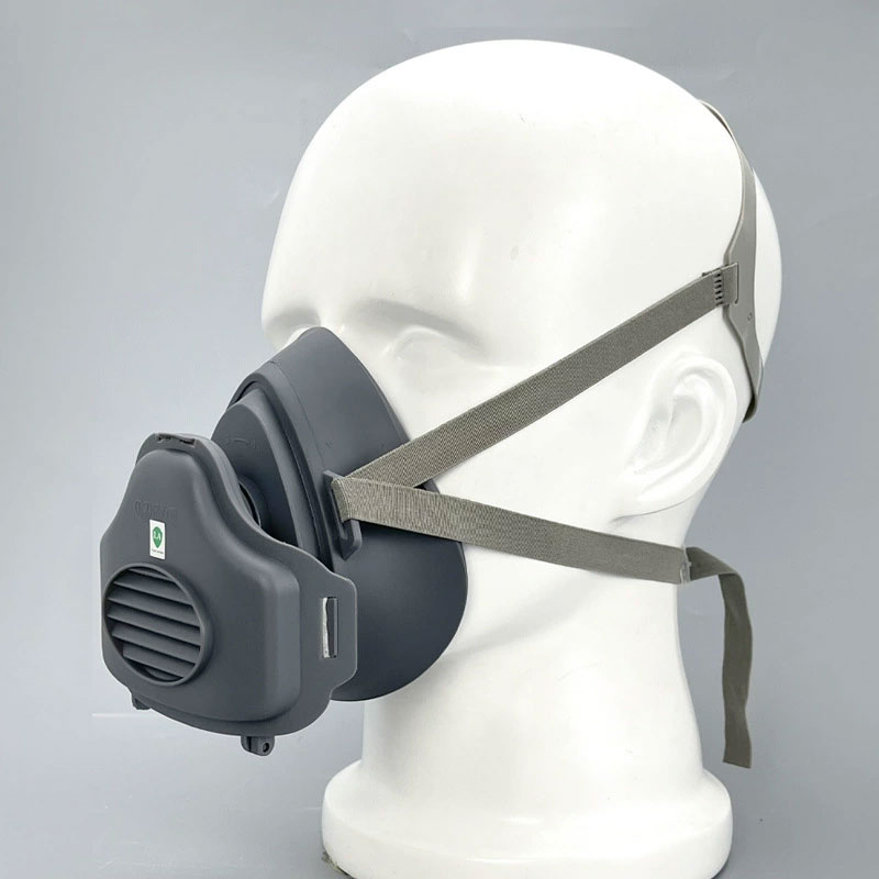 Kn95 Respirator Mask - Stofmasker Werkveiligheid Rubberen masker Katoenen filter