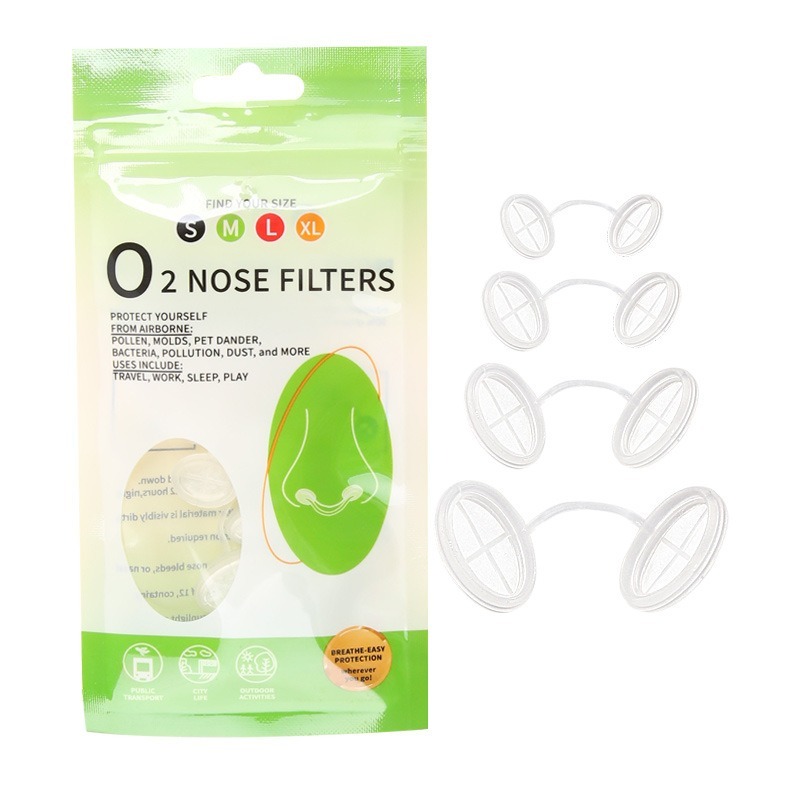 Anti Pollution Mask - Wegwerpbaar onzichtbaar neusfilterplug neusdilatator anti-stof vervuilingsnevel