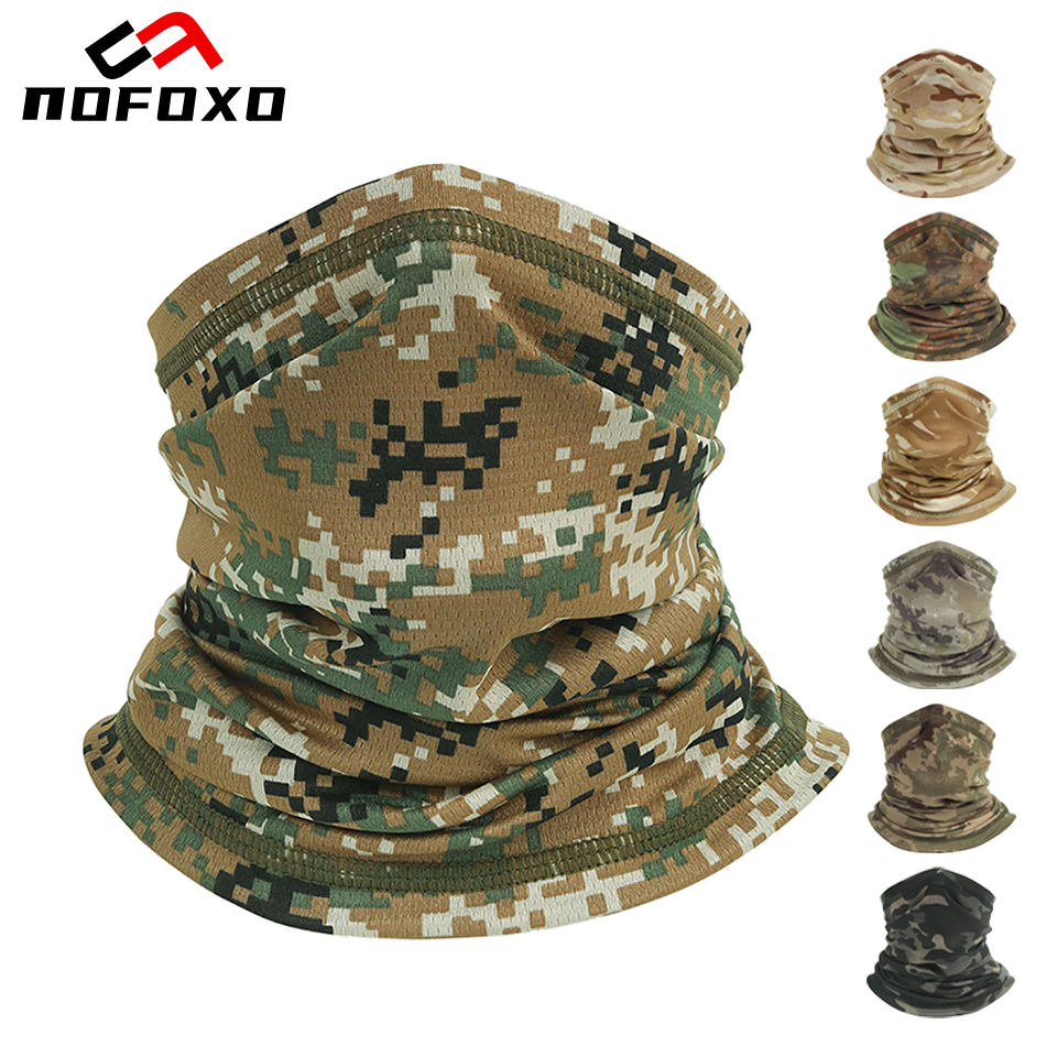 Sports Mask Breathable - NOFOXO Zomersport nekbeschermer Bandana gezichtsmasker Ademende