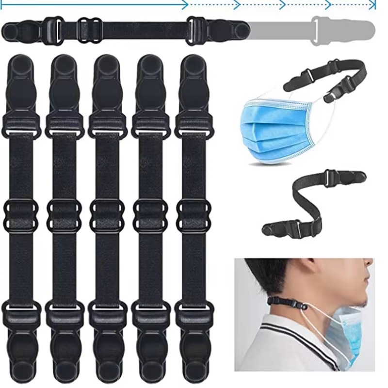 Mask Ear Saver Strap - 5PC Verstelbare Masker Uitbreiding Bandage Masker