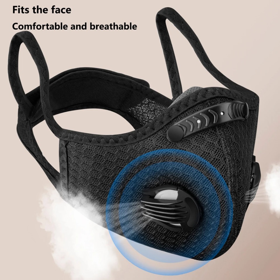 Dust Mask Construction - 1 STKS Fietsmasker met actief koolfiltermasker