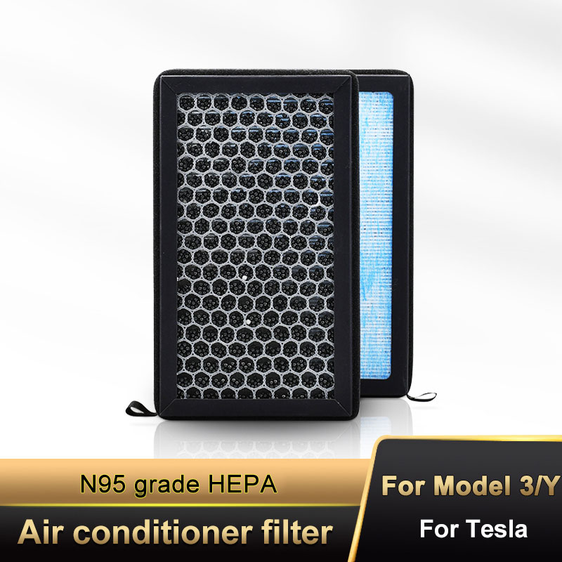 Filter Replacement N95 - 2 Stuks Voor Tesla Model 3
