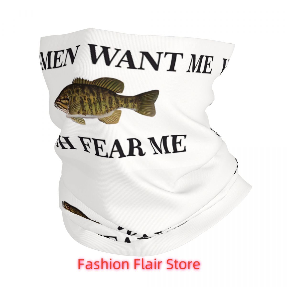 Neck Gaiter Face Cover - Vis Halsbeenkap Gezichtssjaal Cover Halsbeenkap Heren