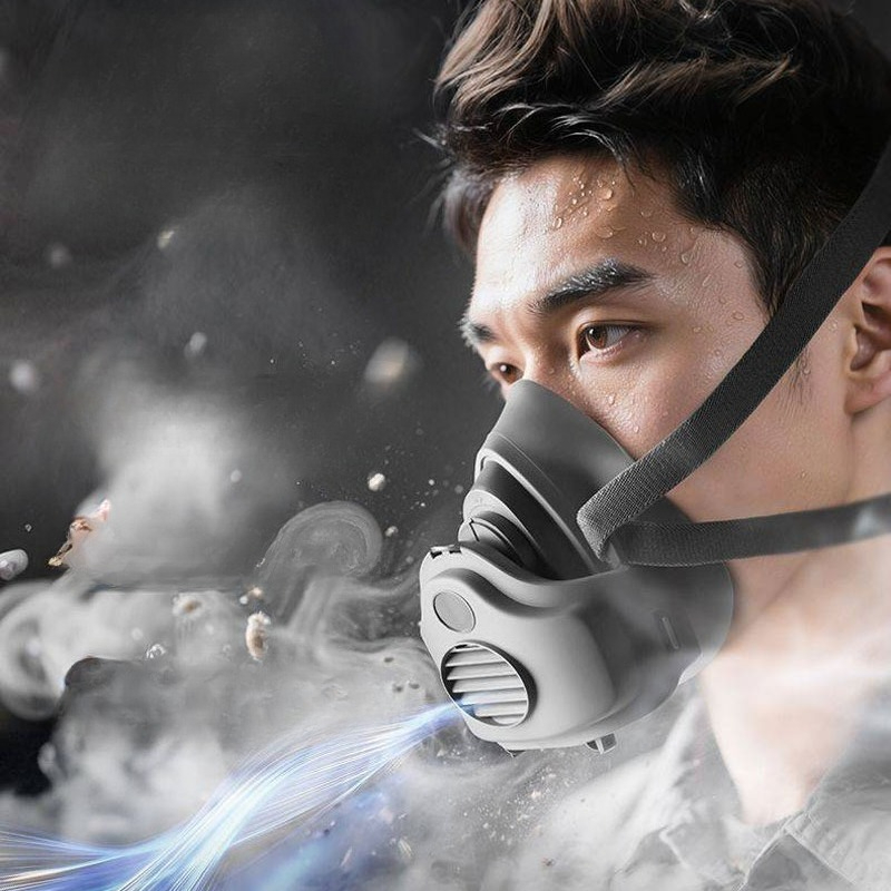 Kn95 Respirator Mask - Huis Schoonmaken Werkveiligheid Rubberen masker Katoenen
