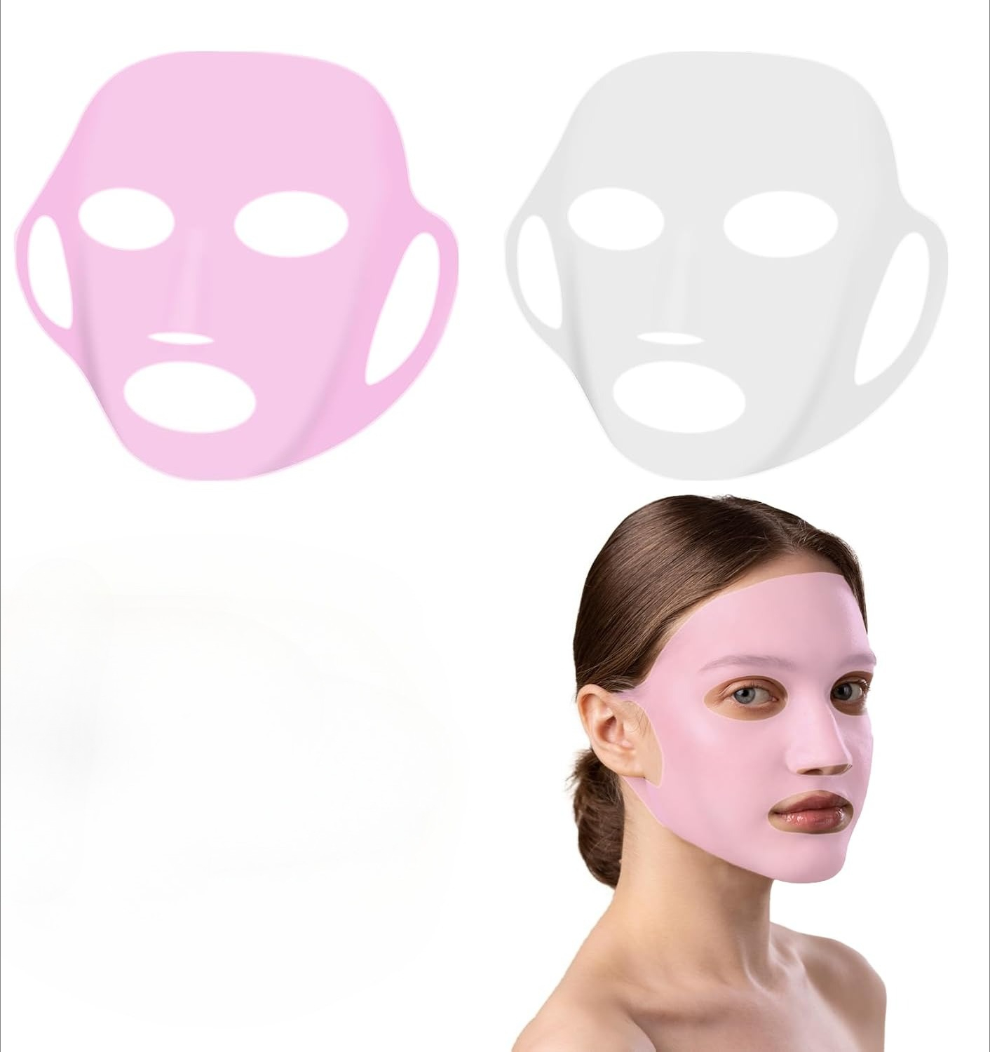 Silicone Mask Bracket - Siliconen gezichtsmaskerhouder Herbruikbare siliconen gezichtsmaskerhouder voor