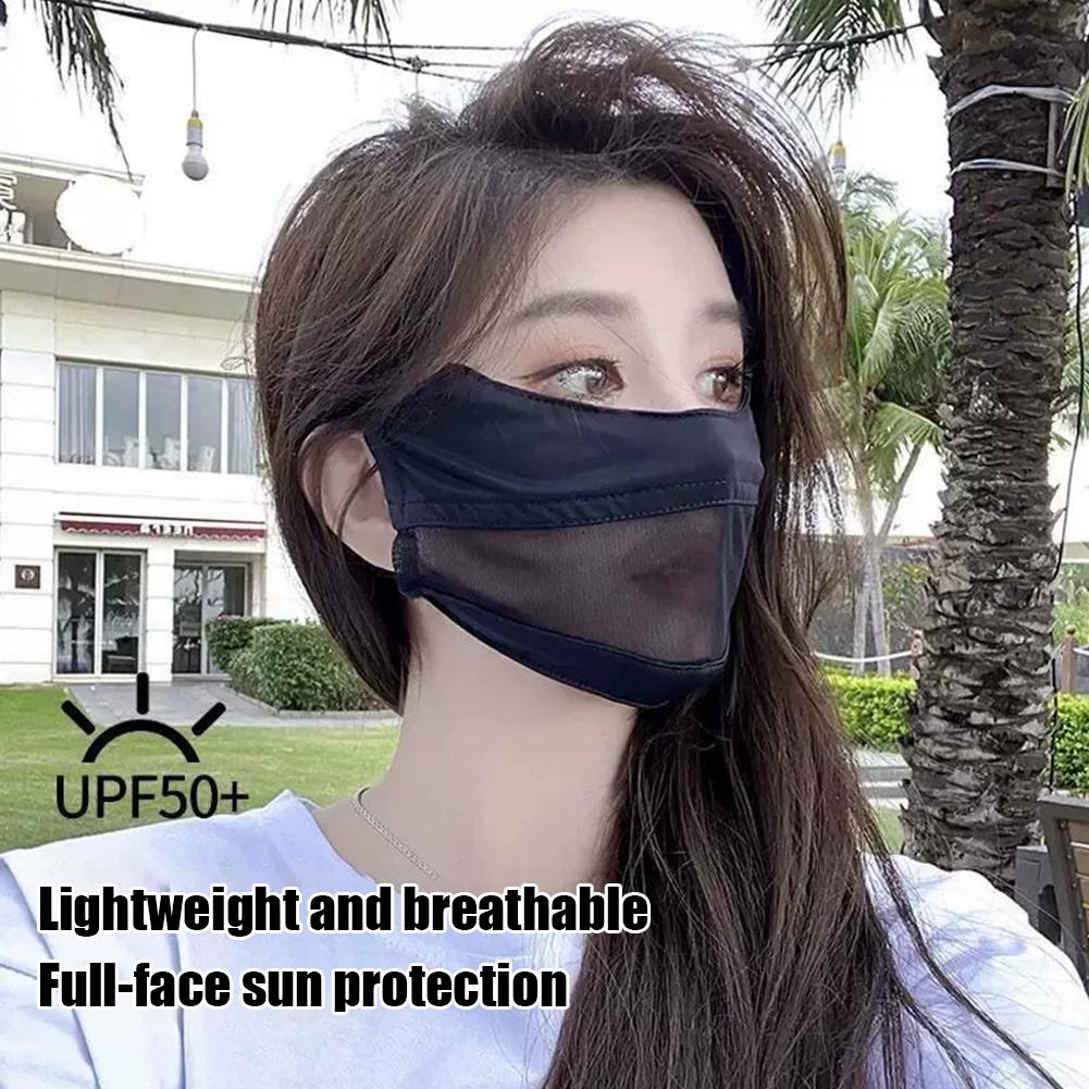 Cloth Face Mask Washable - UV-bescherming gezichtsmasker Wasbaar zomer ademend mesh