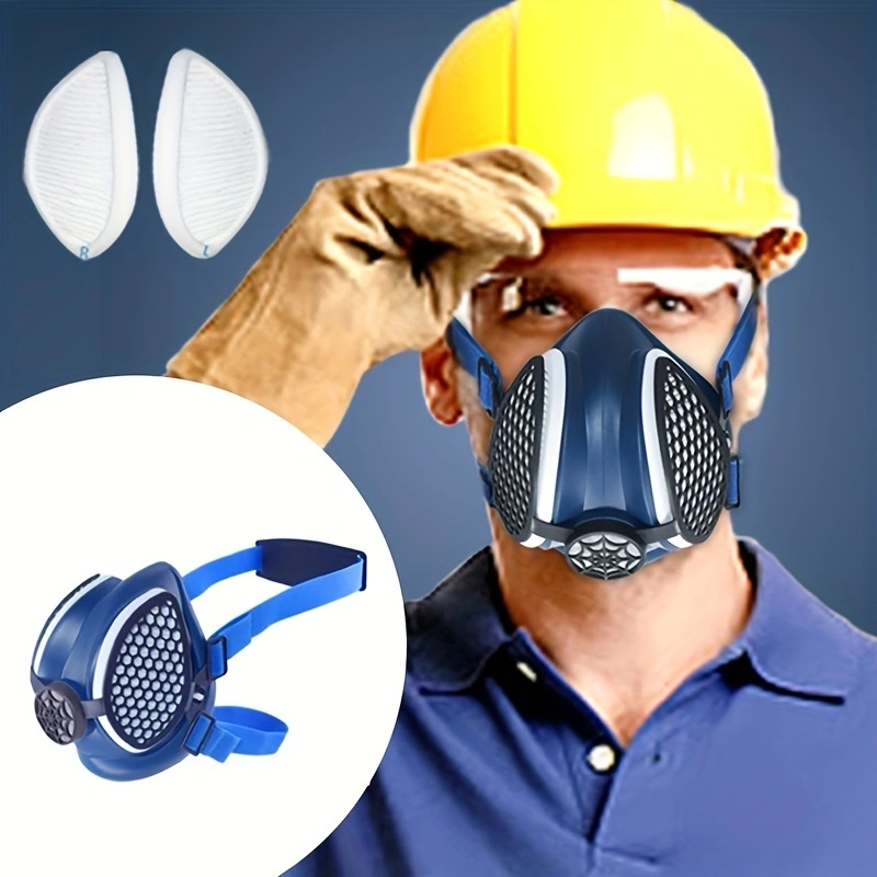 Kn95 Respirator Mask - Siliconen halfmaskermasker met vervangbare en herbruikbare