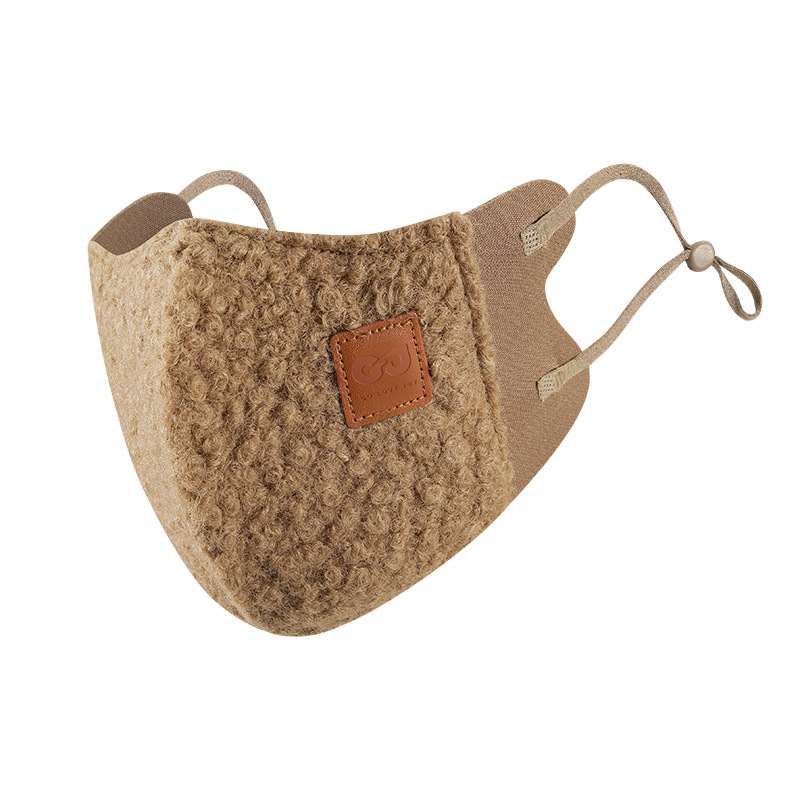 Cloth Face Mask Washable - Winter fluwelen warm masker Driedimensionaal gezicht