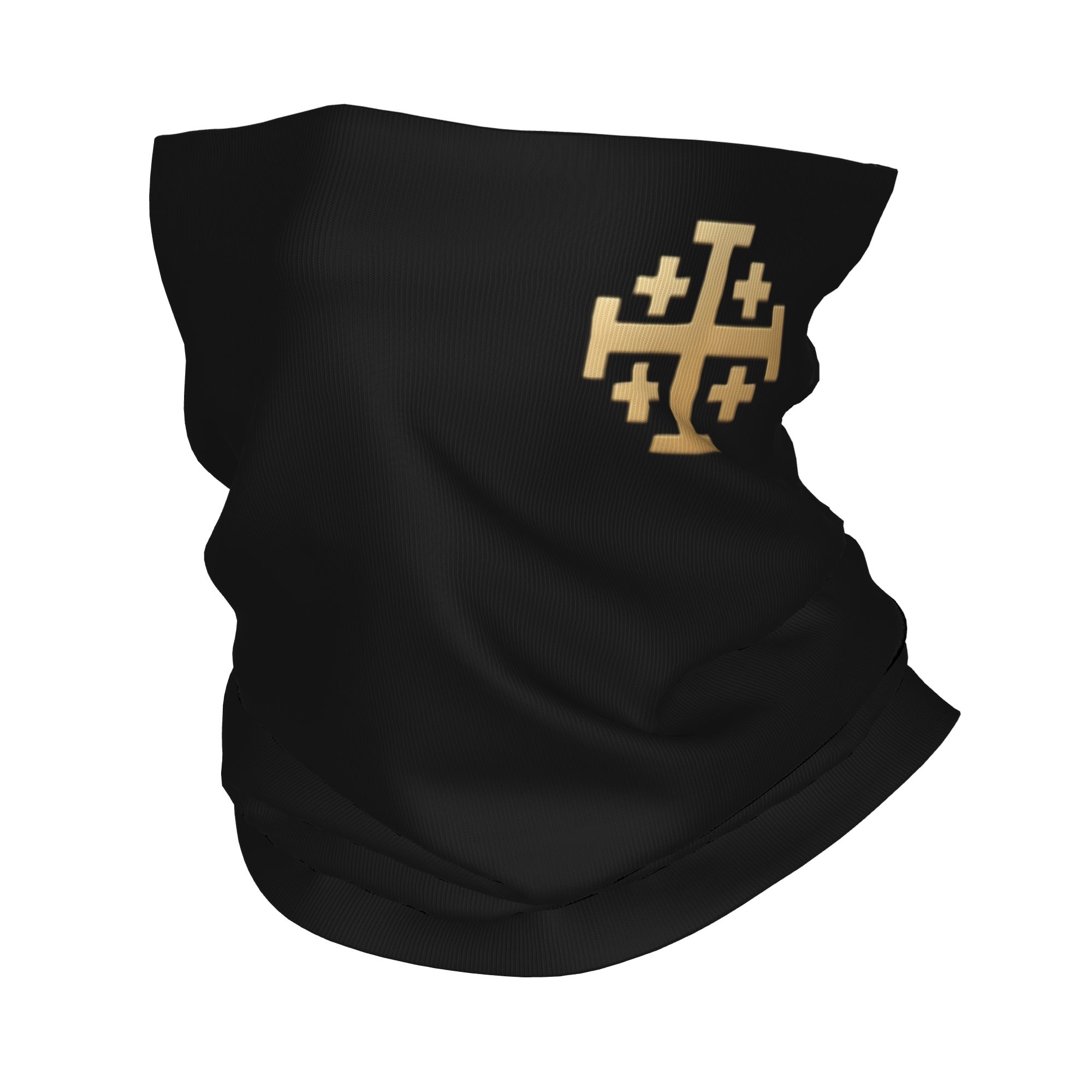 Neck Gaiter Face Cover - Ridder Jeruzalem Kruis Christelijke Bandana Nekbedekking
