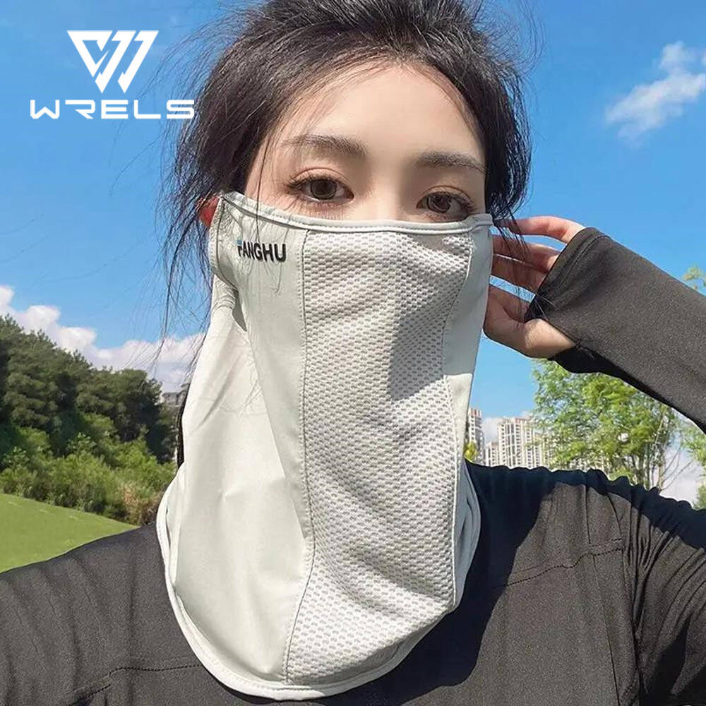 Sports Mask Breathable - Zonbeschermingsmasker Mesh Ademend oorlusmasker Elastisch zonnebrandcrème