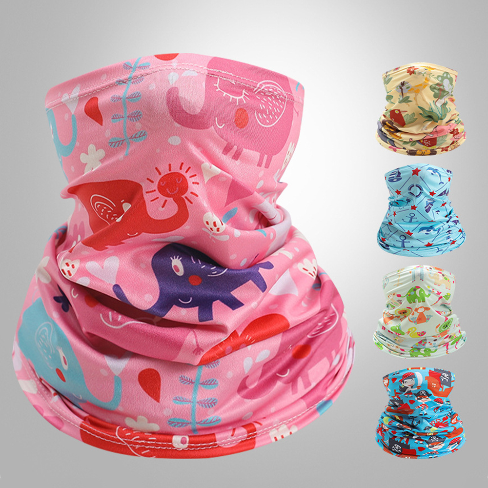 Kids Face Mask - Kinderen nekbedekking schattig ijszijde masker zonbescherming