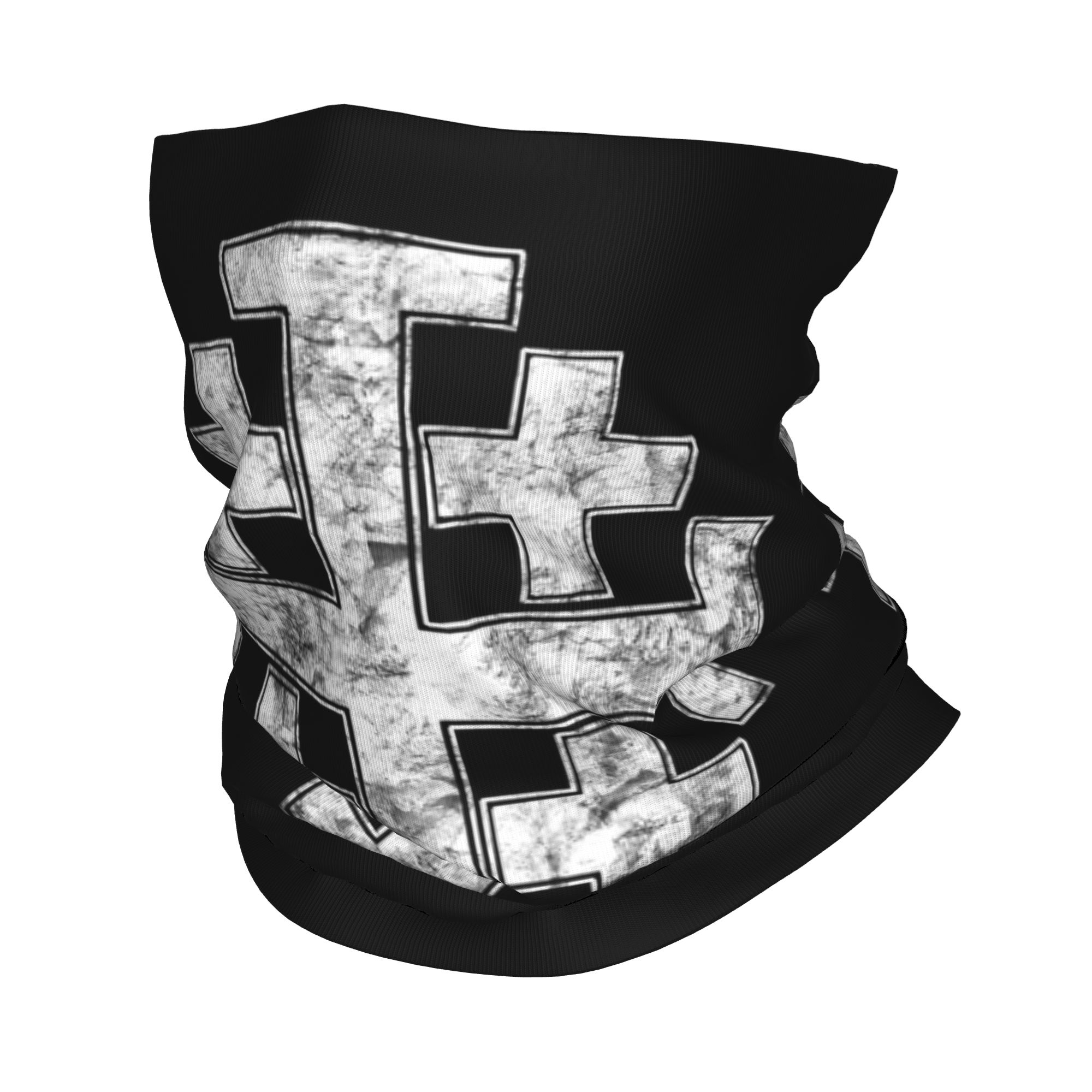 Neck Gaiter Face Cover - Ridder Jeruzalem Kruis Christelijke Bandana Nekbedekking