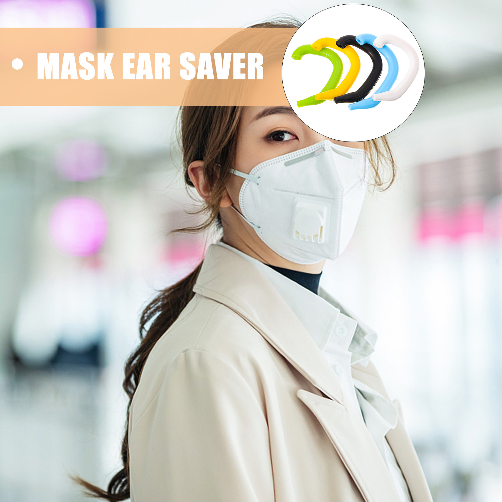 5 stuks premium siliconen oorb - Disposable Surgical Mask recensie en prijs