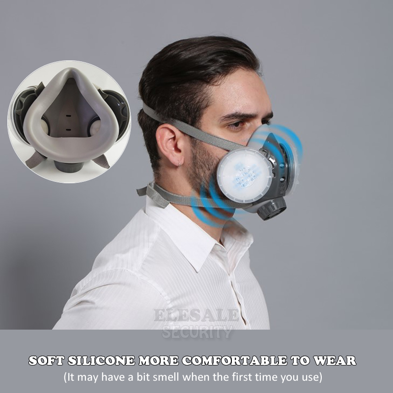 Nieuw anti-stofmasker volgelaa - Dust Mask Construction recensie en prijs