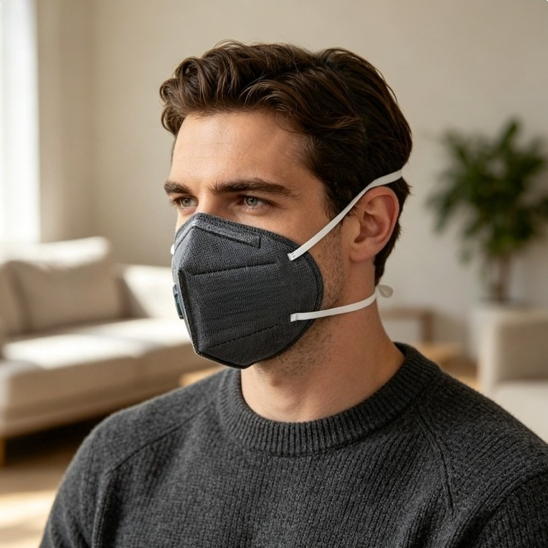 KN95 gezichtsmasker actieve ko - Dust Mask Construction recensie en prijs