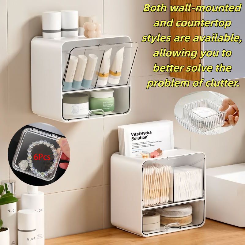 8-delige set, één wandgemontee - Face Mask Storage Box recensie en prijs