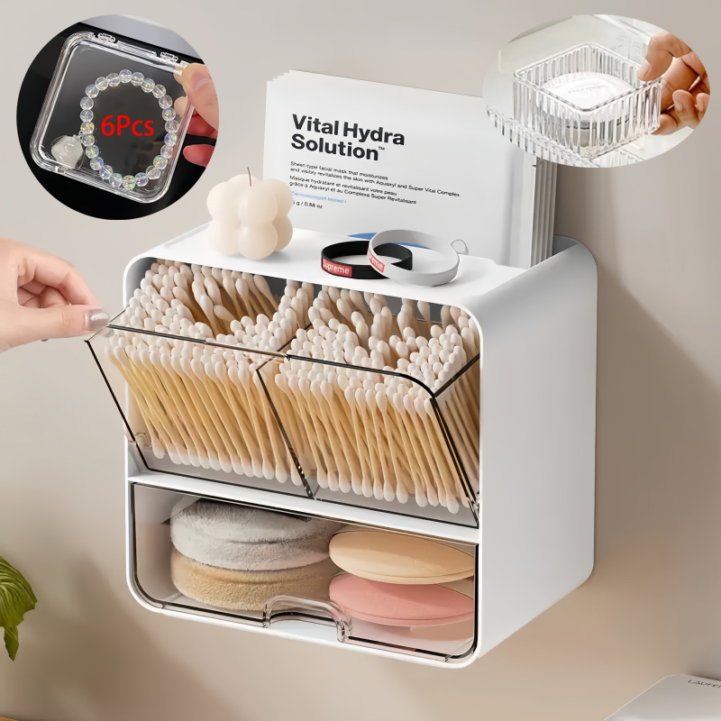 8-delige set, één wandgemontee - Face Mask Storage Box recensie en prijs