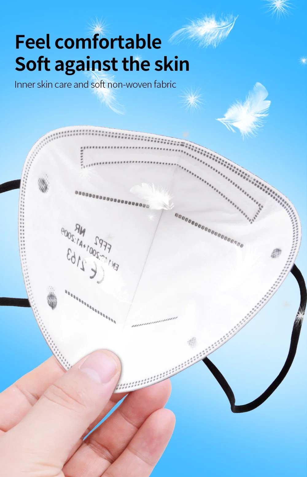5-laags FFP2-maskers CE-goedge - Disposable Mask Blue recensie en prijs