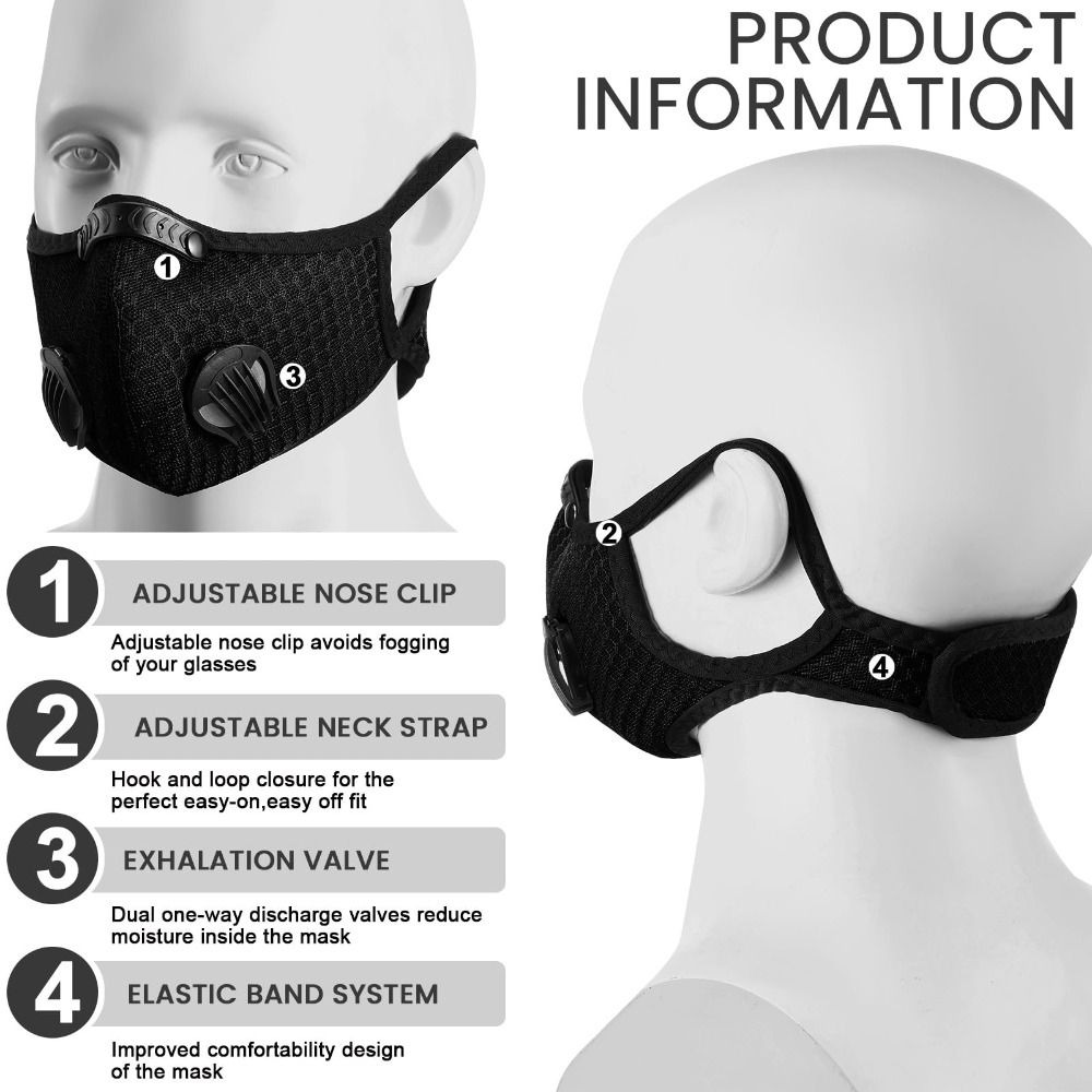 Ademend ergonomisch stofmasker - Dust Mask Construction recensie en prijs