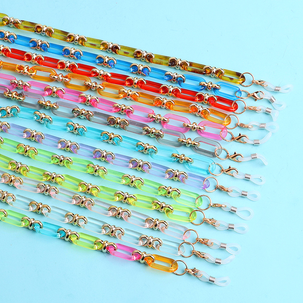 Kleurrijke Transparante Link A - Mask Chain Holder recensie en prijs
