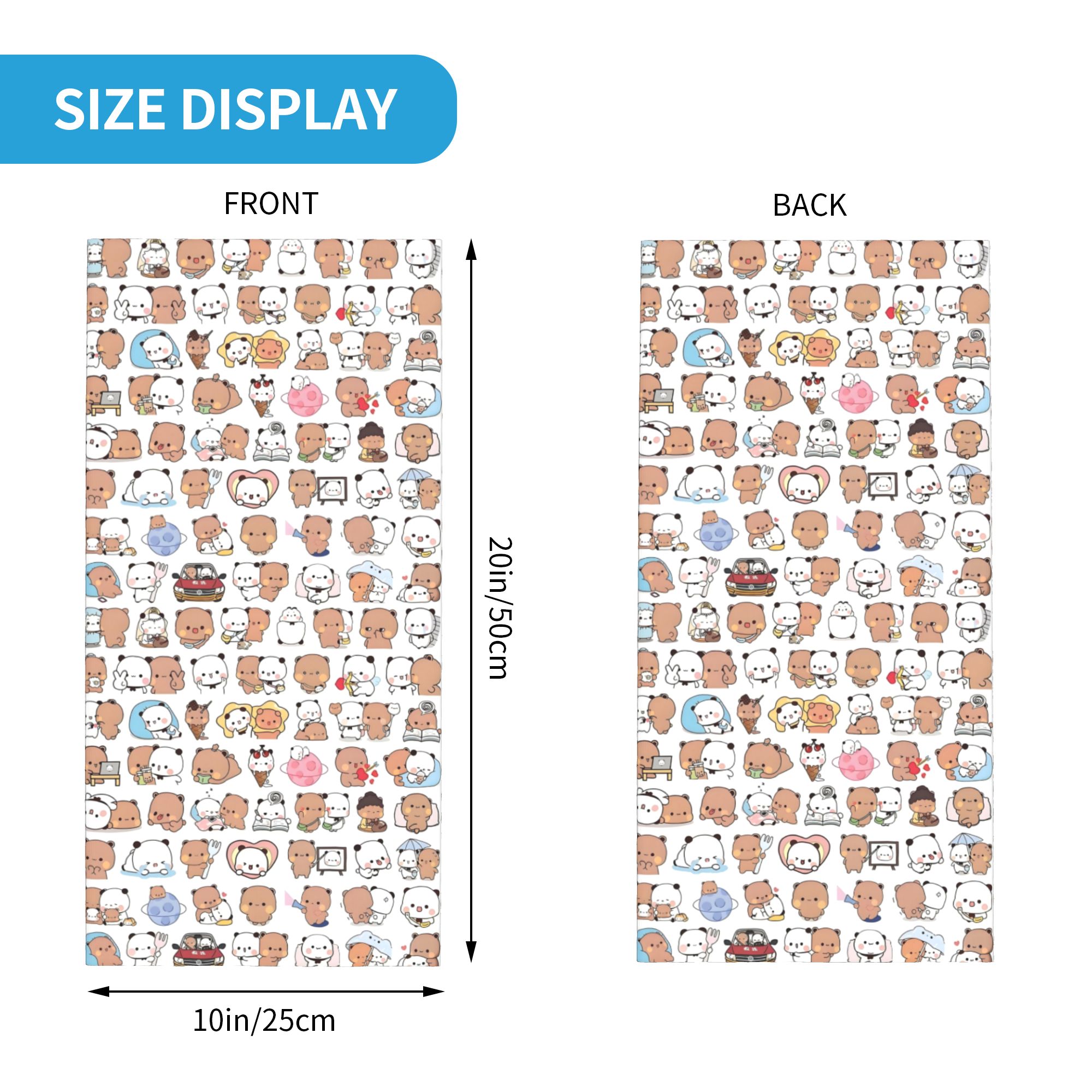 Custom Beer Cartoon Perzik En  - Neck Gaiter Face Cover recensie en prijs