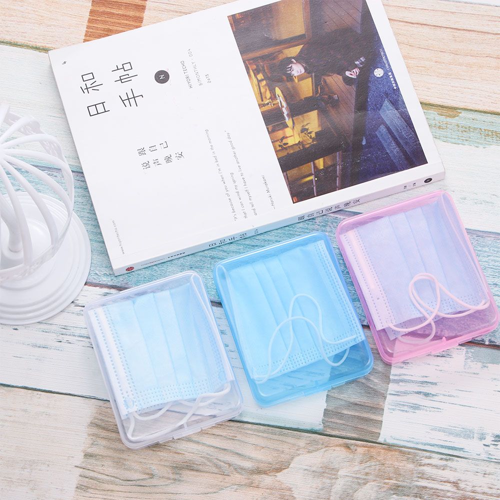 Bescherming Rechthoekige conta - Face Mask Storage Box recensie en prijs