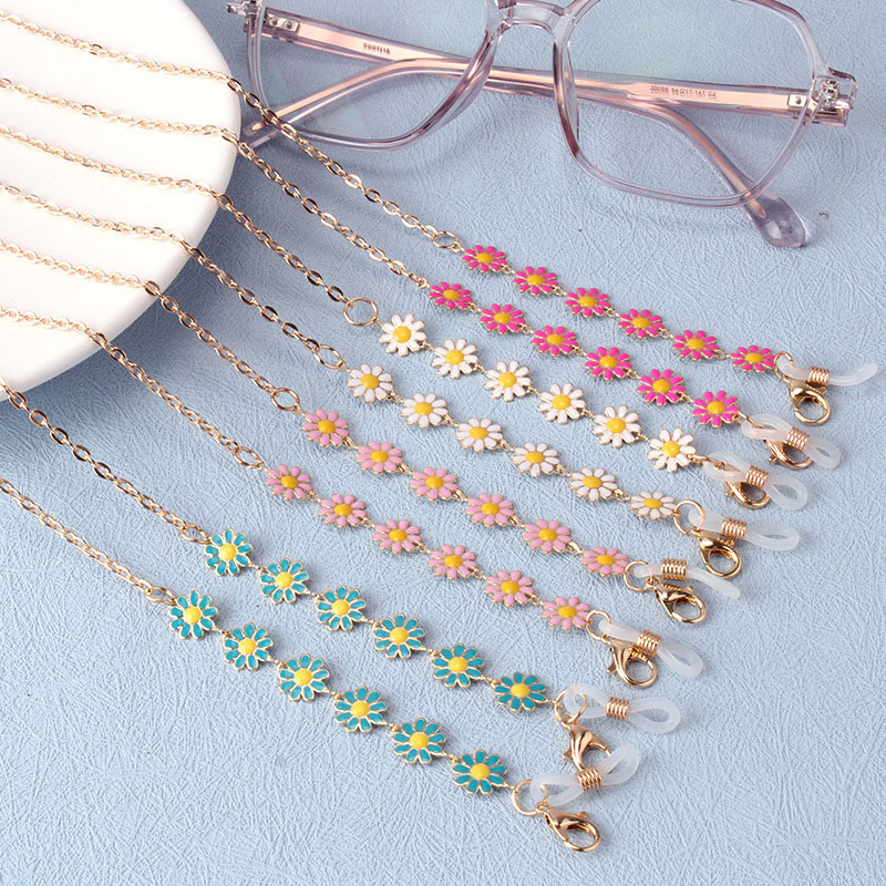 Stijlvolle bloemen brilketting - Mask Chain Holder recensie en prijs