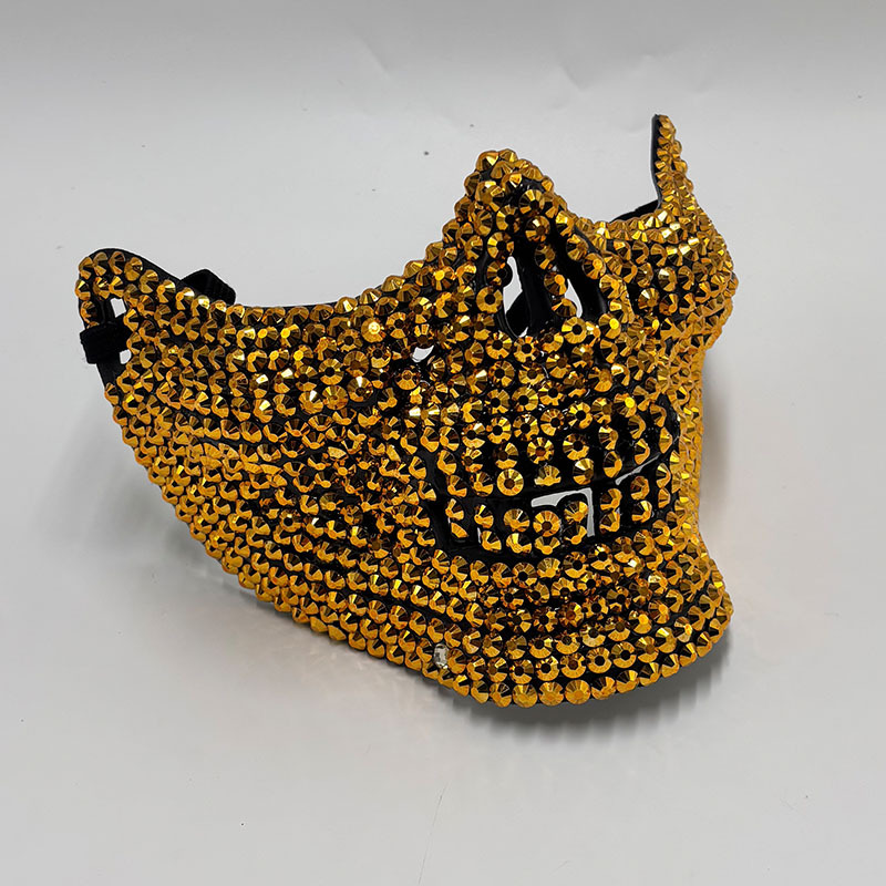 Strass Half Schedel Masker voo - Respirator Half Face recensie en prijs