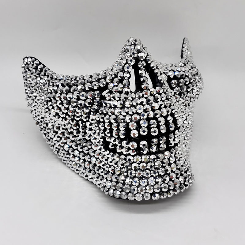 Strass Half Schedel Masker voo - Respirator Half Face recensie en prijs