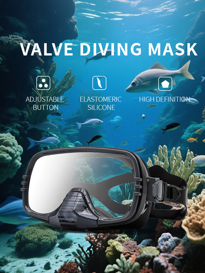 Nieuw duikmasker met groot fra - Silicone Mask Bracket recensie en prijs