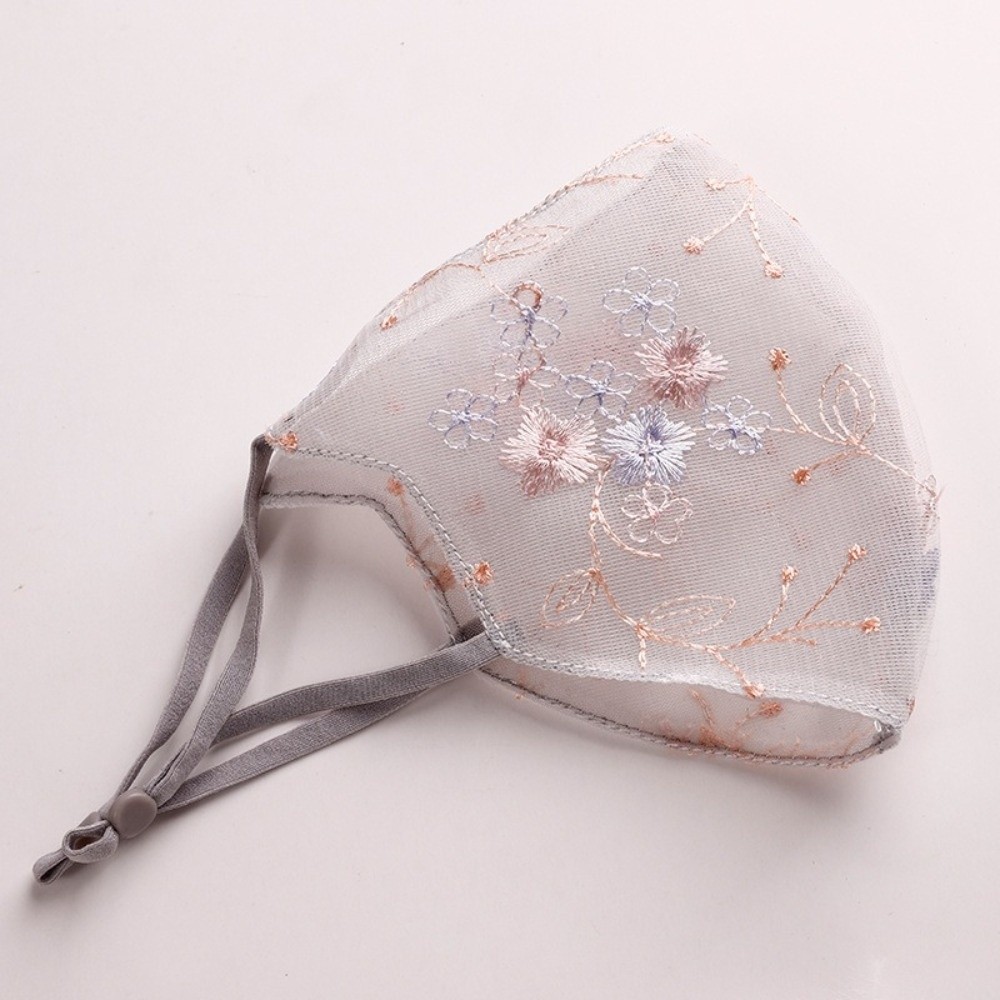Klassiek geborduurd bloemenvoi - Cloth Face Mask Washable recensie en prijs