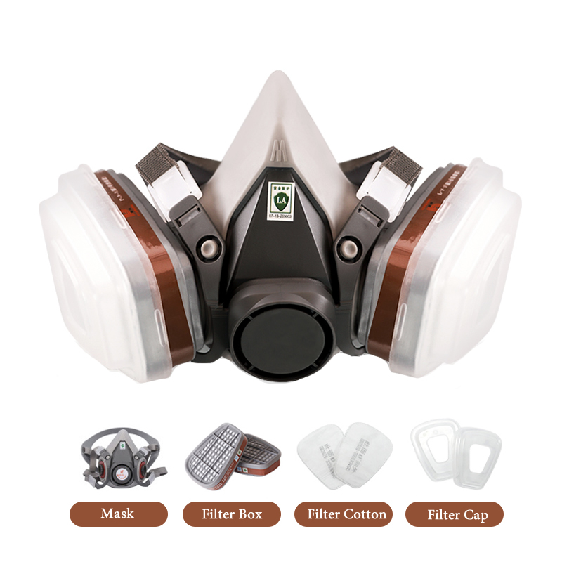 Half Gezicht 6200 Dust Gas Mas - Dust Mask Construction recensie en prijs