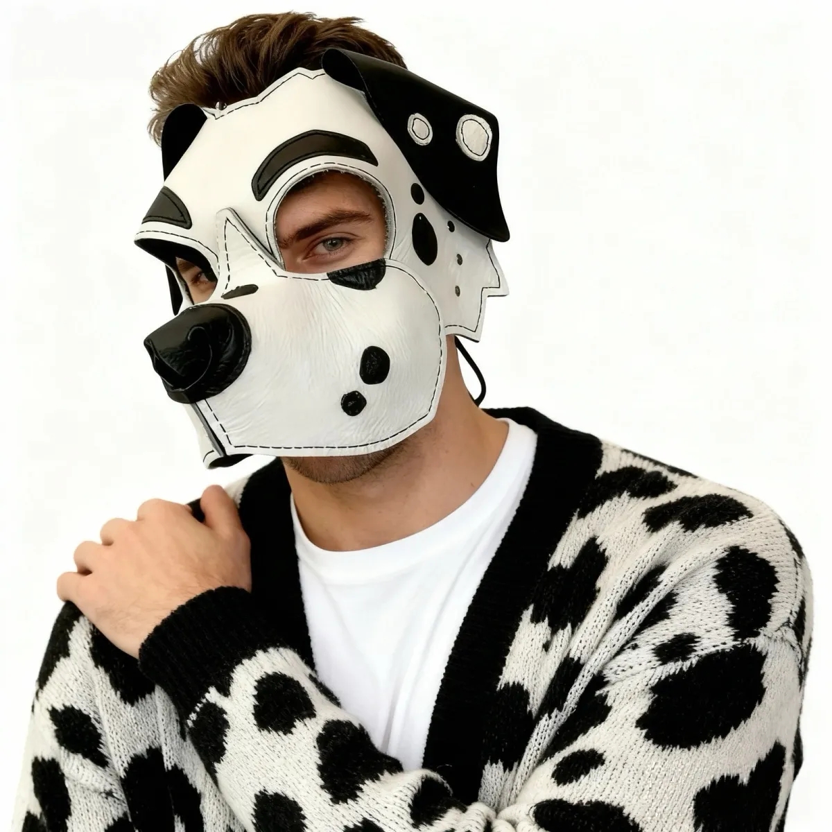 Leren Dalmatische hond halfgel - Respirator Half Face recensie en prijs