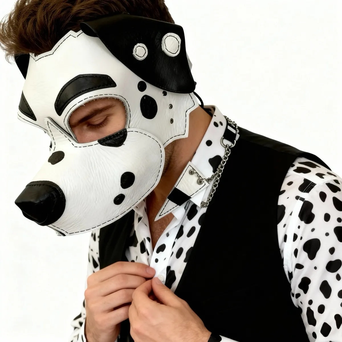 Leren Dalmatische hond halfgel - Respirator Half Face recensie en prijs