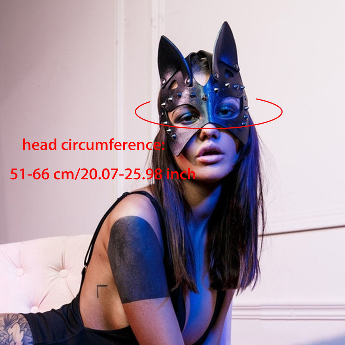 Damesmode Zwart Kattenmasker G - Black Face Mask Pack recensie en prijs