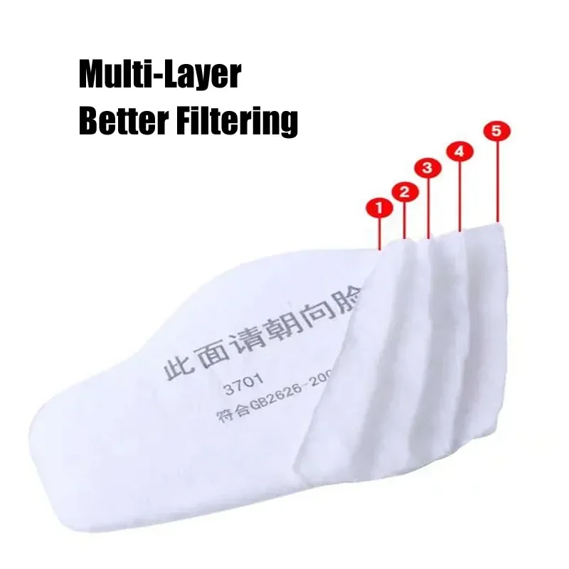 3701 Deeltje Katoen Filter Voo - Dust Mask Construction recensie en prijs