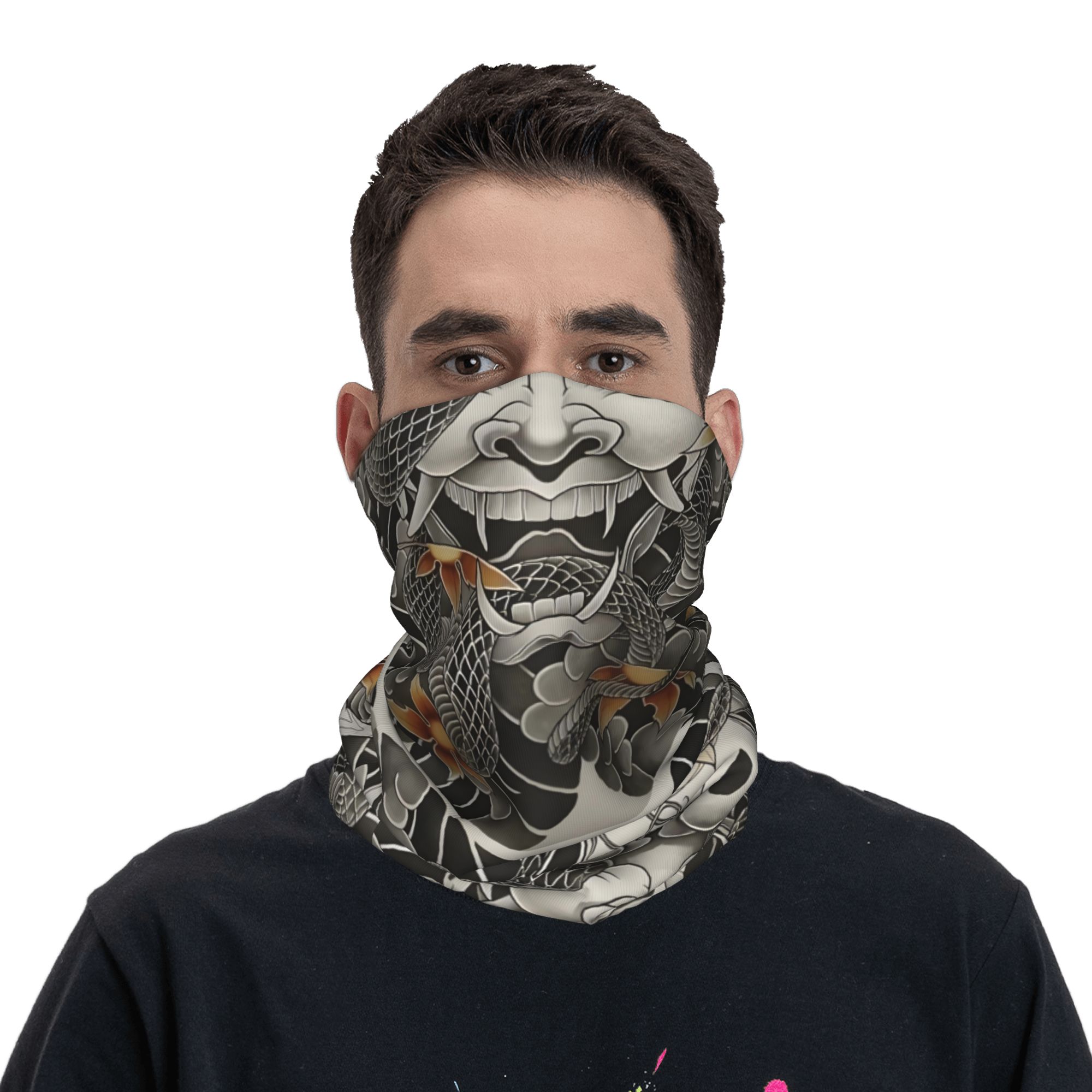 Aangepaste Samurai Oni Demon B - Neck Gaiter Face Cover recensie en prijs