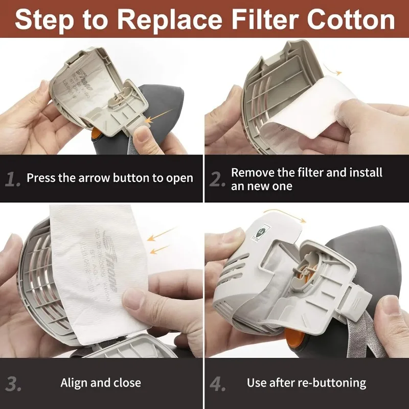 Stofmasker + 20 Stuks Filter K - Dust Mask Construction recensie en prijs