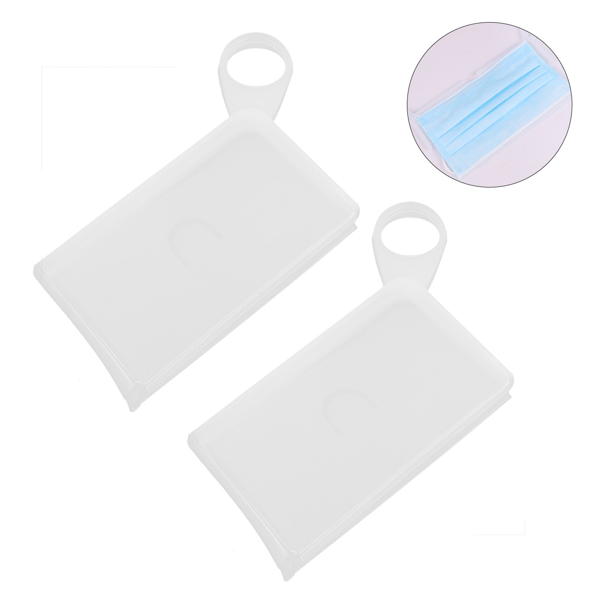 2 stuks Food Grade siliconen g - Face Mask Storage Box recensie en prijs